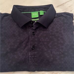 Hugo Boss Men's Black Polo Shirt